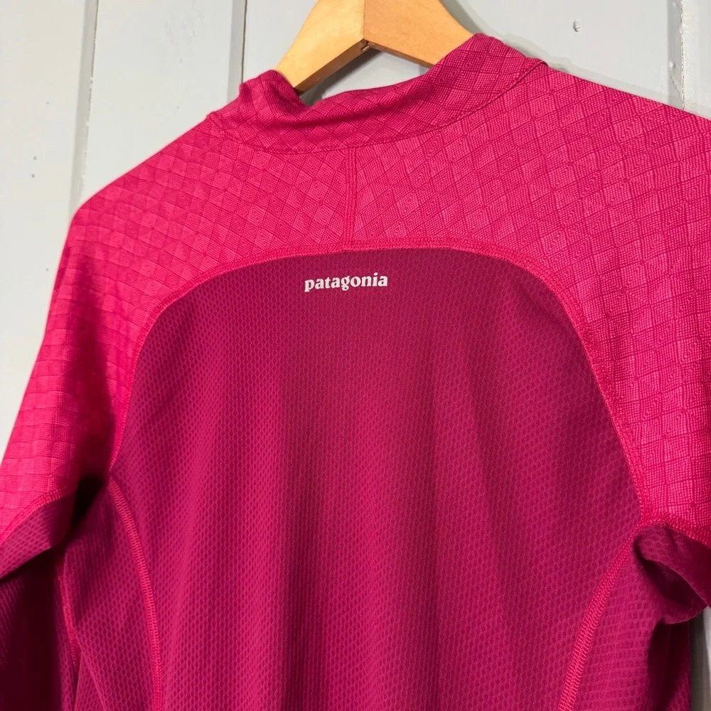 Patagonia Pink All Weather Zip-Neck‎ Shirt Women's Size Small - Picture 15 of 15
